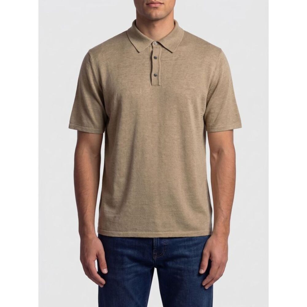 Roberto Collina Polo Shirt Men Brown